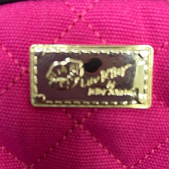 Betsey Johnson Hot Pink Quilted Backpack with Rainbow Trim NWOT - Picture 4 of 5